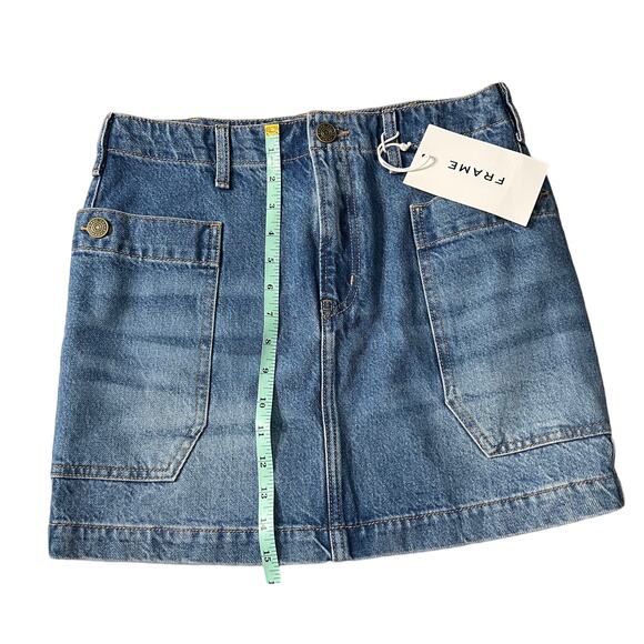 NWT - FRAME Sonata Jean Skirt - Size 26 - Picture 12 of 13